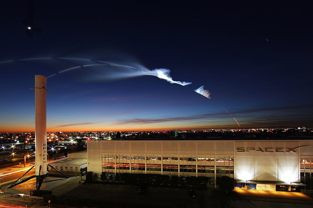 SpaceX headquarters in Hawthorne.