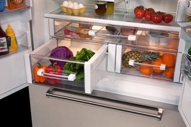 fridge with drawers not shelves