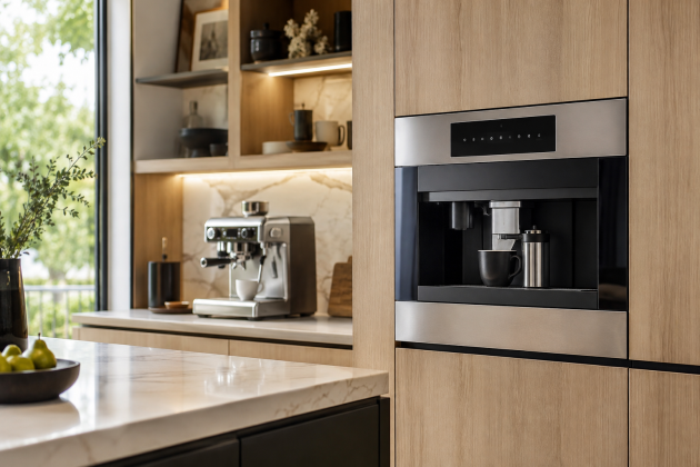 Built-In Coffee Machines vs Countertop Espresso Machines: Which Fits a Luxury Kitchen Best?
