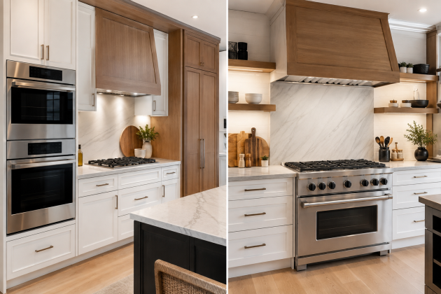 Wall Ovens vs Ranges: Choosing the Right Cooking Layout for a Custom Kitchen