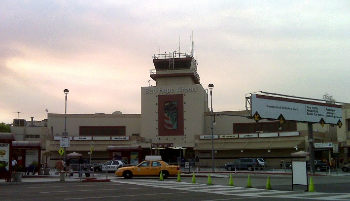 Terminal A building at Bob Hope Airport, Burbank, California