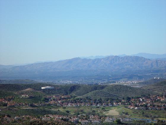 Simi Valley Scenic, 2007, with the Topatopa Mountains in background